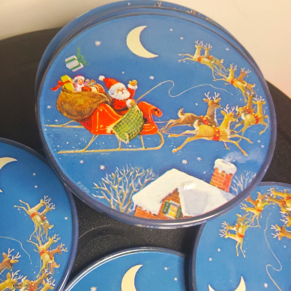 JASCO Hong Kong coasters night before Christmas - Picture 2 of 4